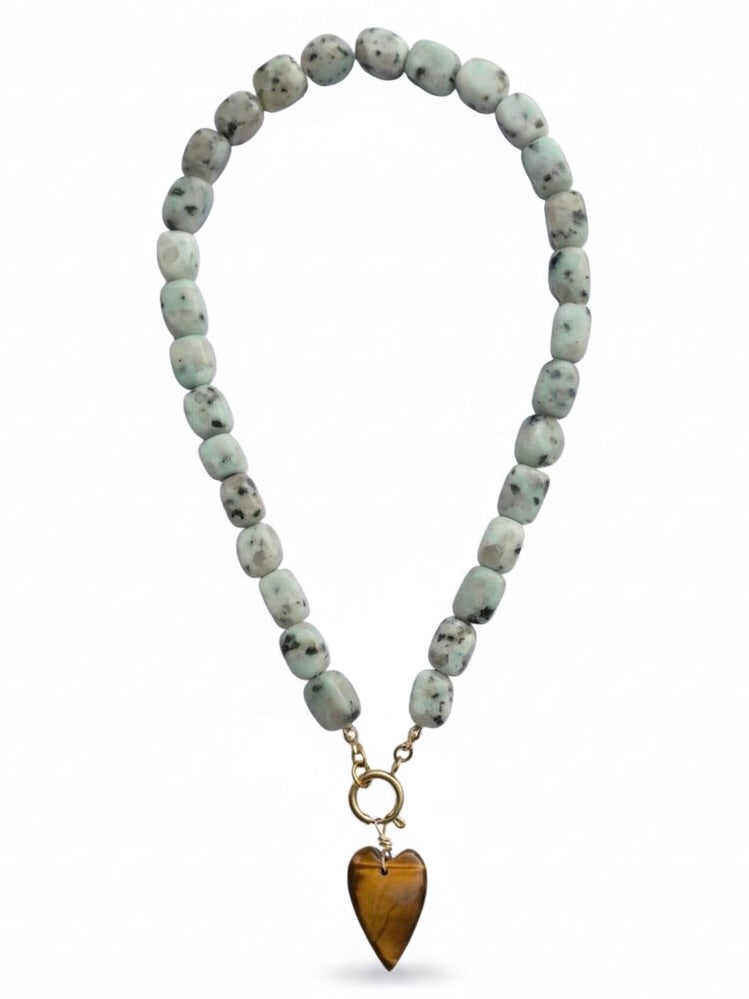 Rebel Heart Beaded Necklace