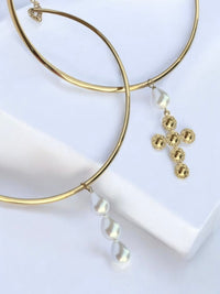 Holy Chic Pearl Cross Necklace