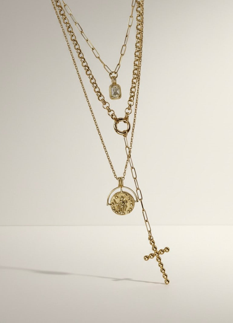 Good Fortune 3 Layer Necklace
