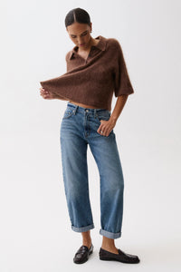 Donny Rolled Hem Boyfriend Jeans