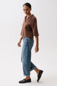 Donny Rolled Hem Boyfriend Jeans
