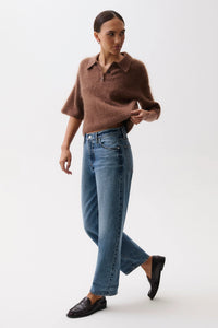 Donny Rolled Hem Boyfriend Jeans