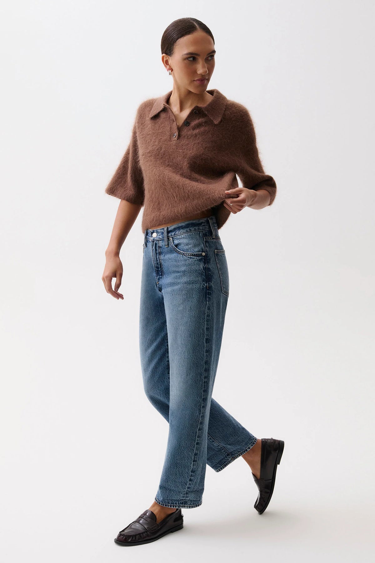Donny Rolled Hem Boyfriend Jeans