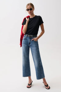 Larsen Ankle Relaxed Flare Jeans