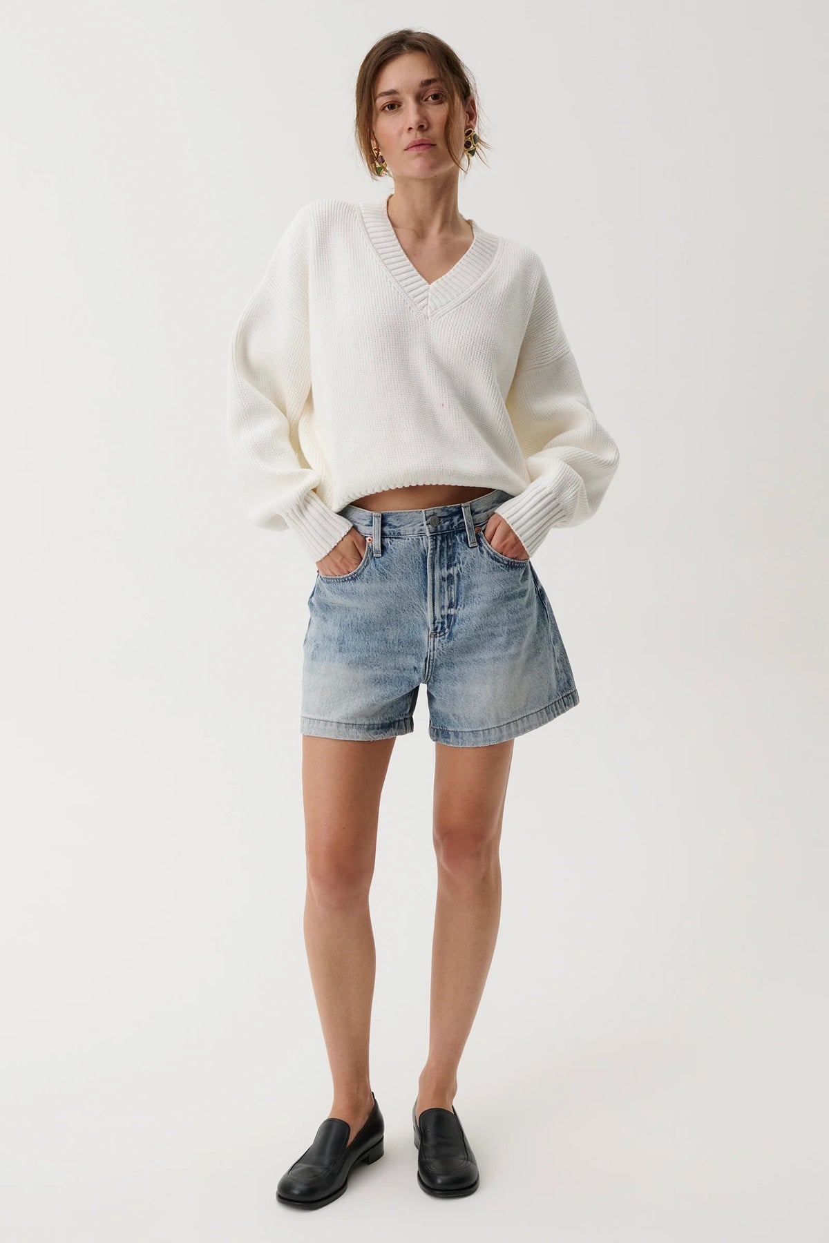 Saige High Rise A-Line Shorts