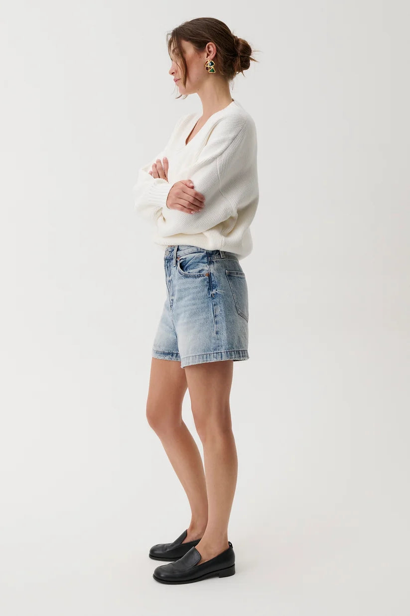 Saige High Rise A-Line Shorts
