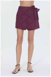 Amani Eyelet Skort