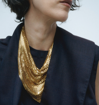 Chain Mail Bandana Scarf Necklace