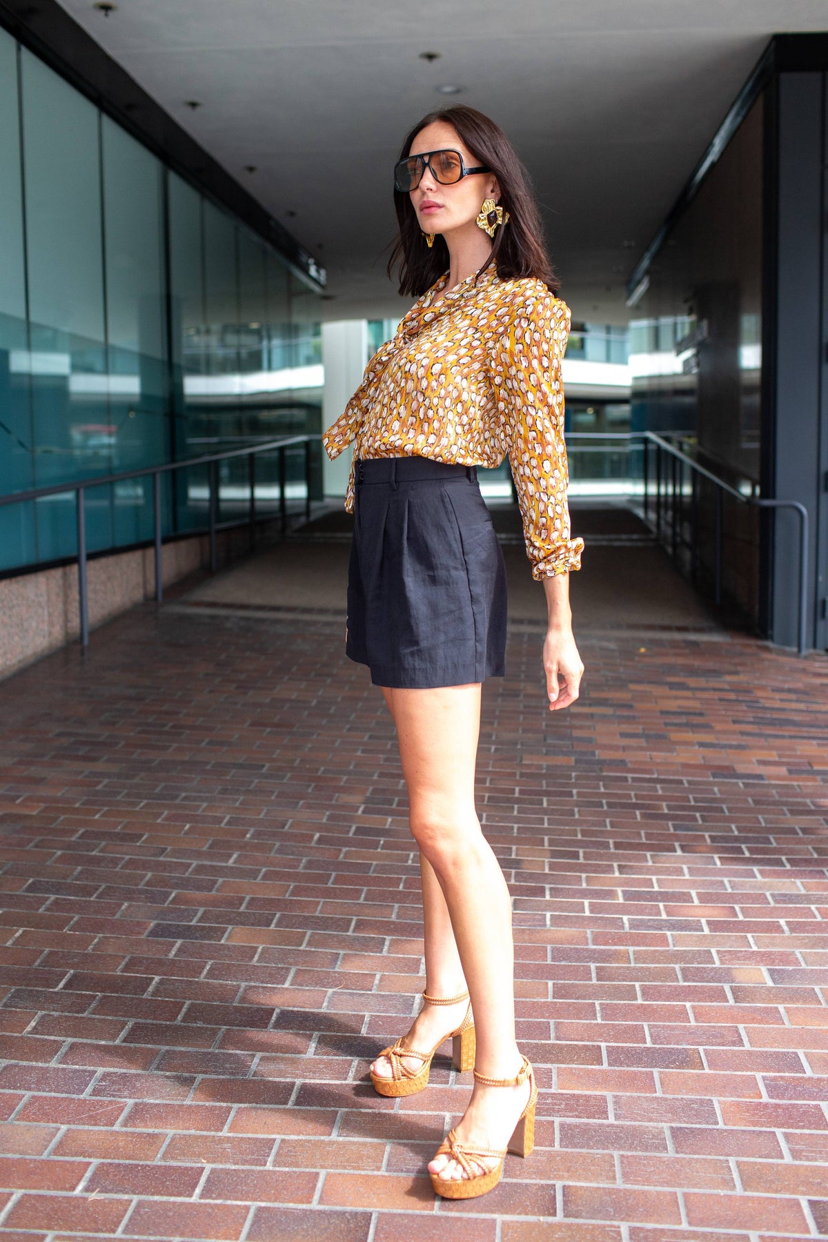 Anjelica Tie Front Top