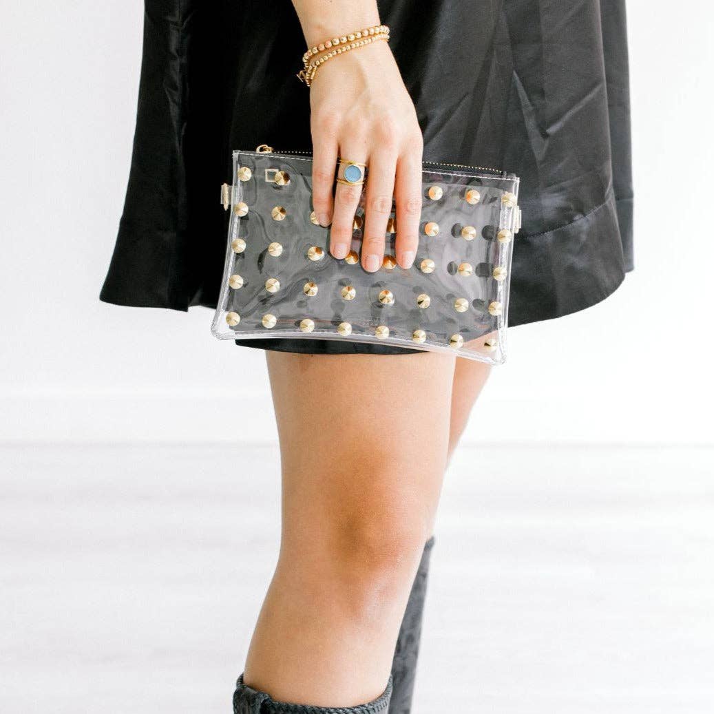 The Sloane Black Clear Stadium Crossbody