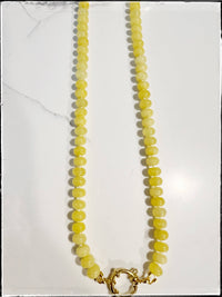 Yellow Beaded Necklace