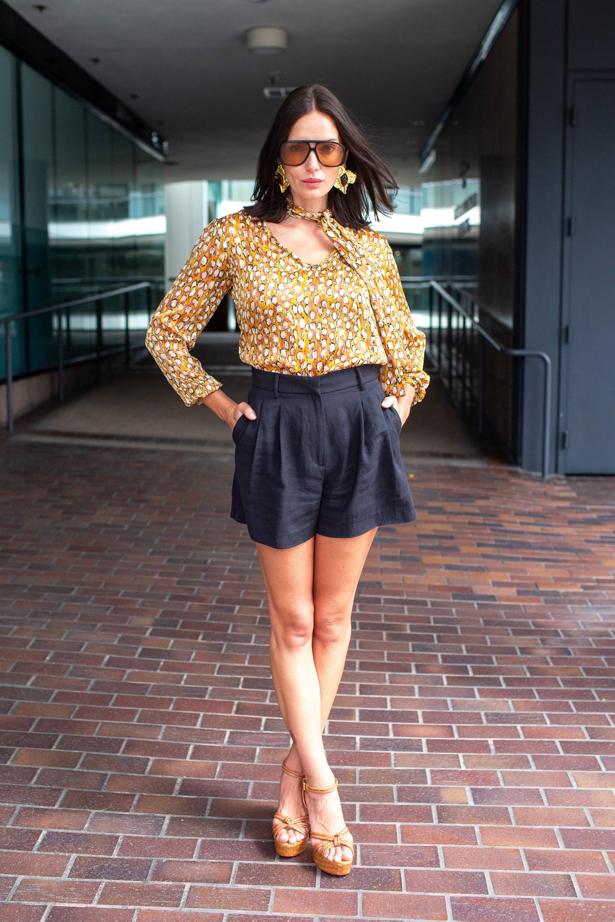Anjelica Tie Front Top