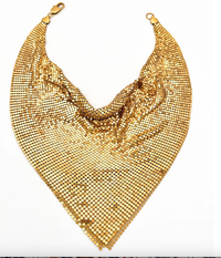 Chain Mail Bandana Scarf Necklace