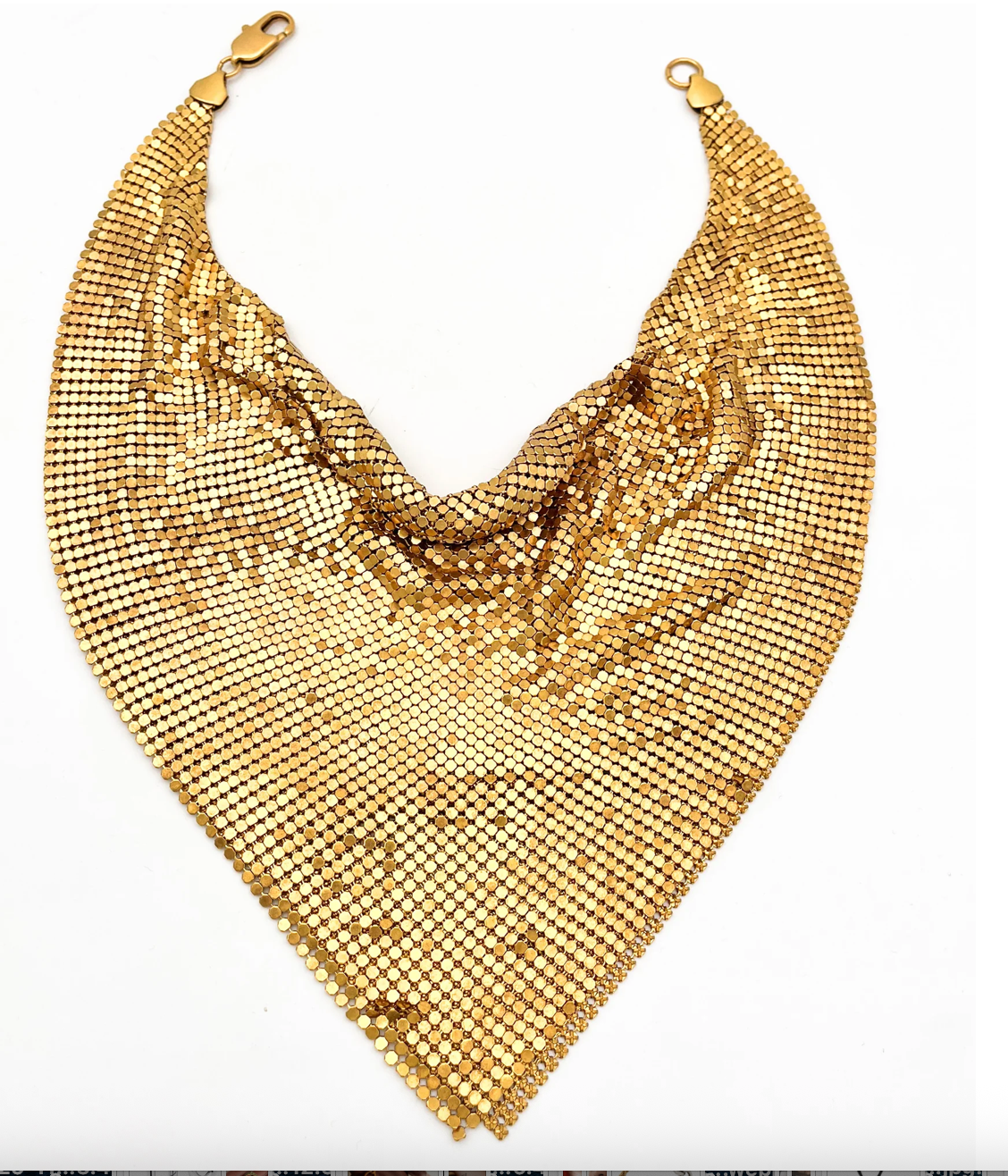 Chain Mail Bandana Scarf Necklace