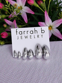 Triple Threat 3 Pack Stud Earring Set