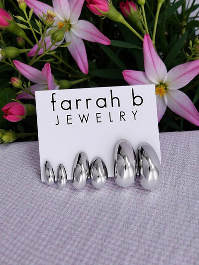 Triple Threat 3 Pack Stud Earring Set